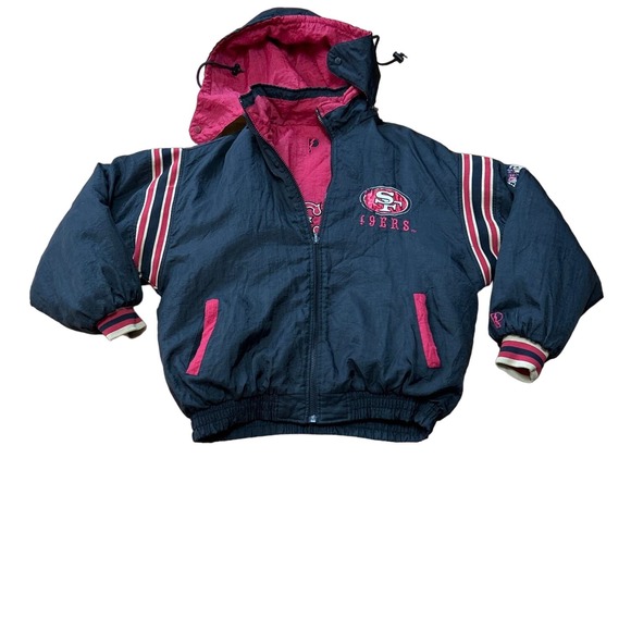 Vintage 49ers Pro Layer NFL Reversible Coat Size:XXL - Picture 5 of 9